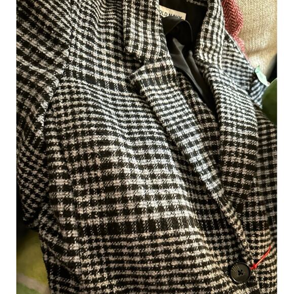 Old Navy Women’s Oversized Houndstooth Wool-Blend Coat - Size Large - Picture 5 of 6